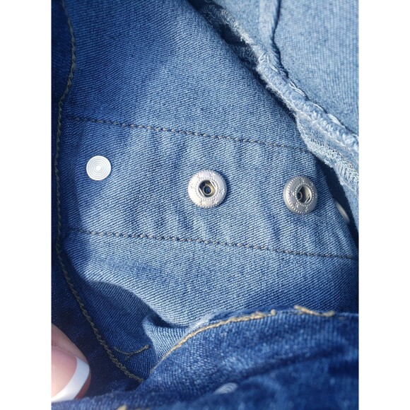 Zoe + Phoebe High Rise Slim Boot Leg Dark Wash Stretch Blue Jeans Women’s Sz 12 - Picture 11 of 16